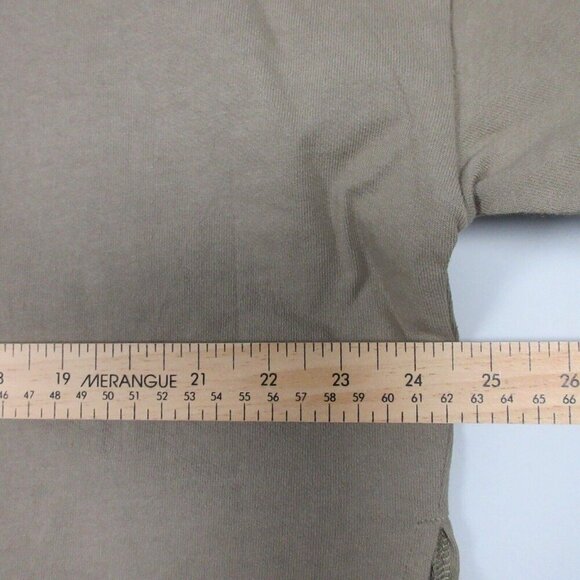 NIko And... Women's Tunic Top Long Sleve Pullover Casual Side Slits 3 Taupe 318 - Picture 7 of 9